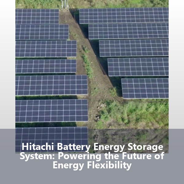 Hitachi Battery Energy Storage System: Powering the Future of Energy Flexibility